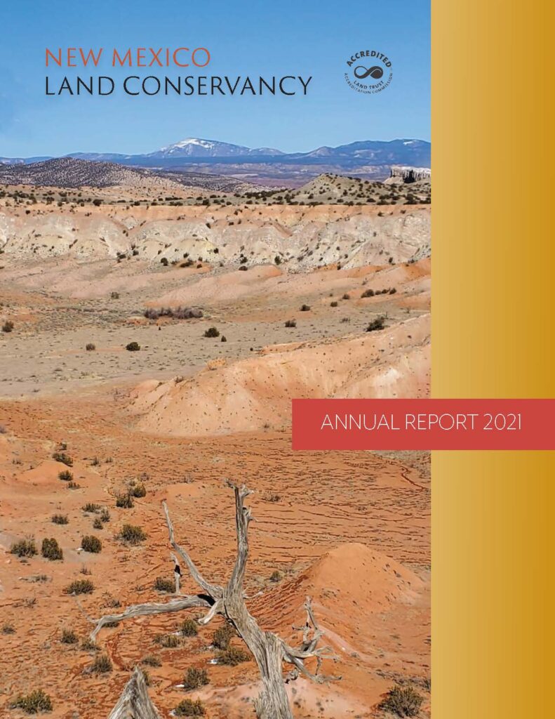 2021: Another great year for land conservation! See NMLC's Annual Report and year's summary.